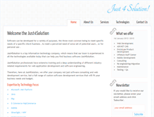Tablet Screenshot of just4solution.com